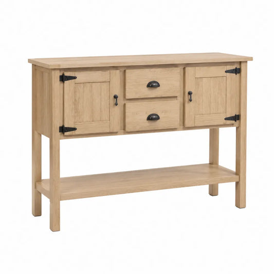 Eichenholz-Sideboard mit 2 Schubladen und 2 Türen